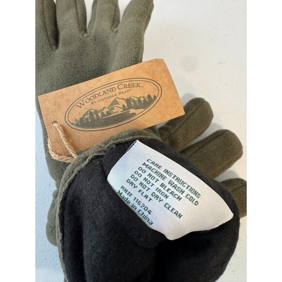 Woodland Creek Green Gloves Size M - Picture 4 of 7